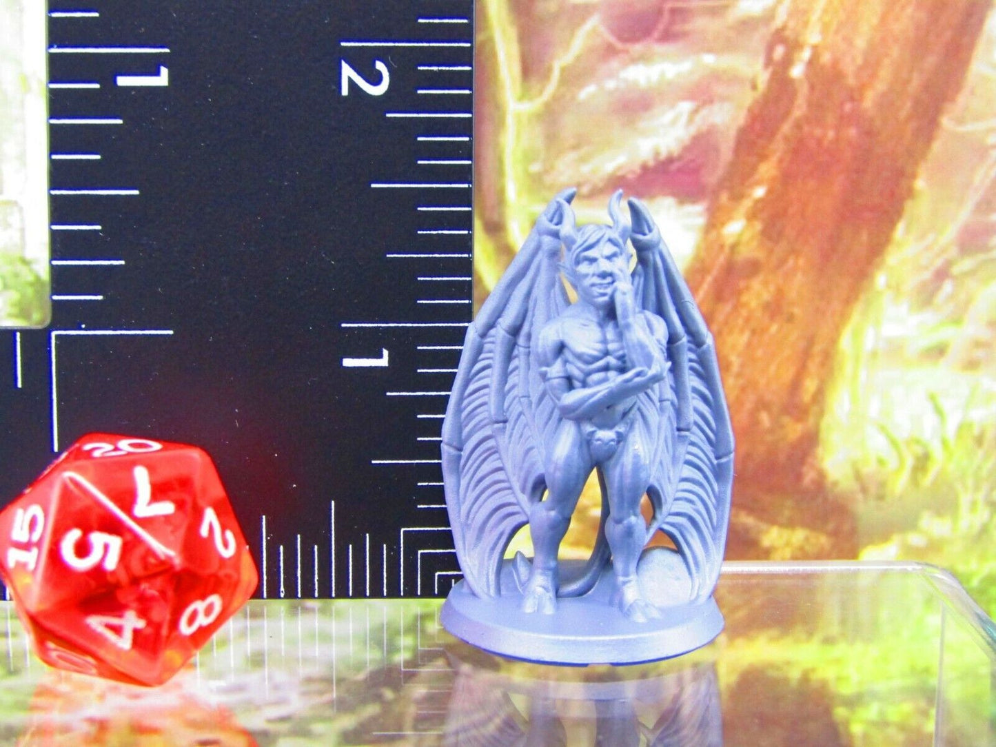 Incubus Demon Mini Miniatures 3D Printed Resin Model Figure 28/32mm Scale RPG