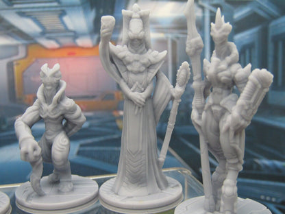 Galactic Council Members Mini Miniature Scatter Terrain Scenery 3D Printed Model