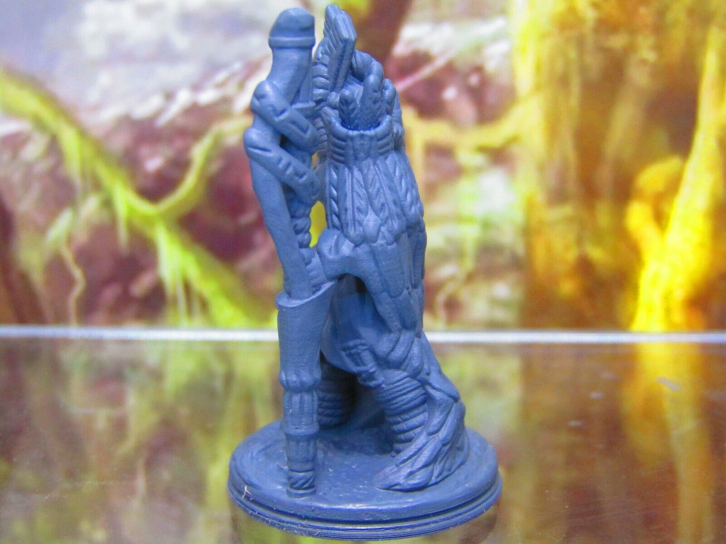 Masked Tribal Jungle Warrior Eagle Hero Mini Miniature Figure 3D Printed Model