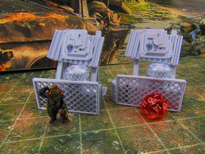 2pc Junk Wall Settlement Barricade F Scatter Terrain Scenery Wasteland