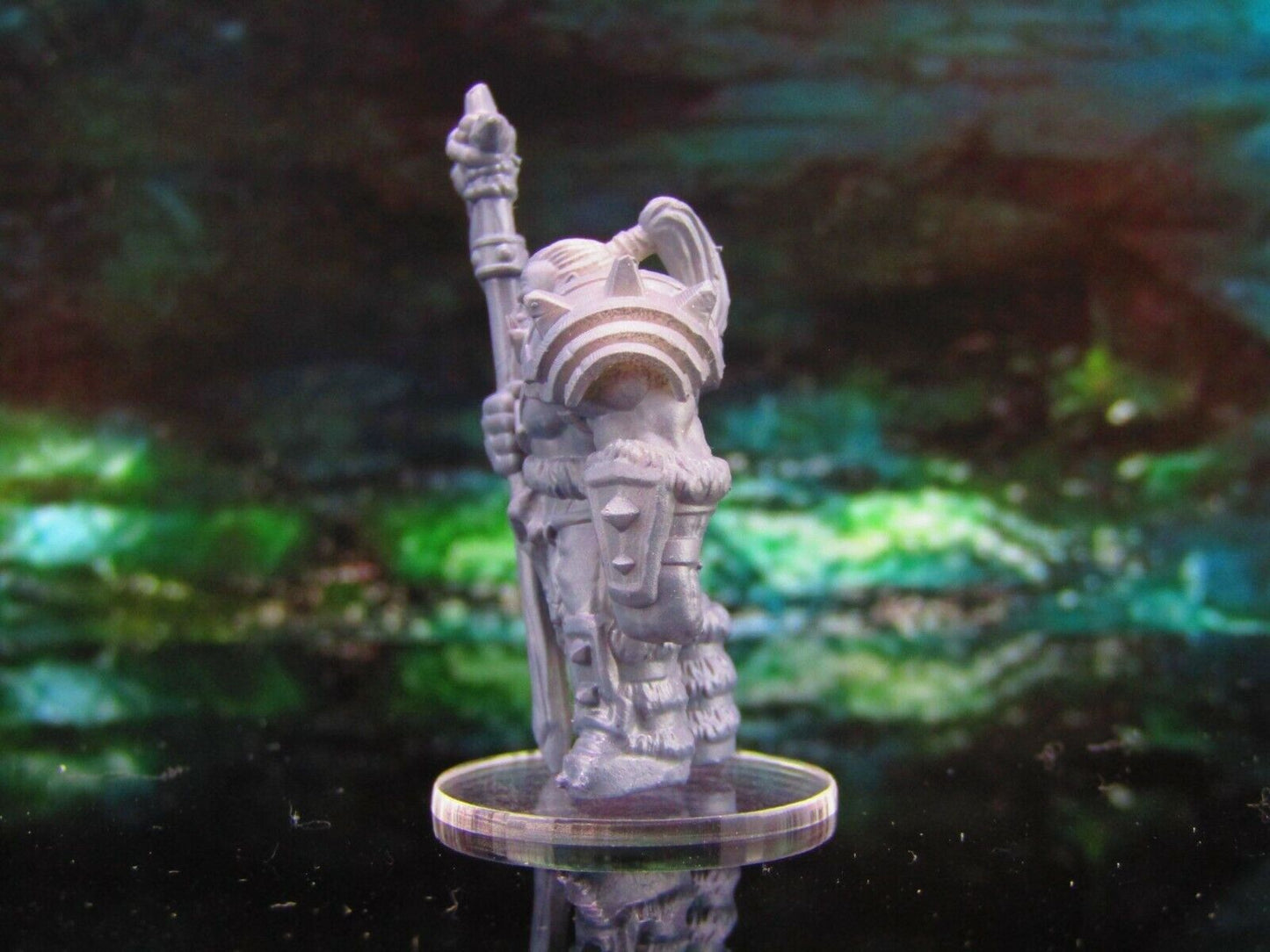Orc Guard Soldier Bannerman Battle Flag Mini Miniature Model Character Figure