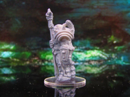 Orc Guard Soldier Bannerman Battle Flag Mini Miniature Model Character Figure