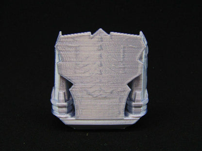 Royal King's Stone Throne Scatter Terrain Scenery 3D Printed Mini Miniature