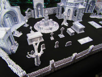 
              73pc Large Cemetery Graveyard Tomb Grave Set Scatter Terrain Scenery Tabletop
            