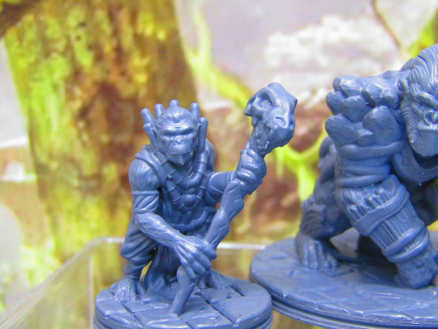 3pc Primate War Tribe Party Mini Miniature Figure 3D Printed Model 28/32mm Scale