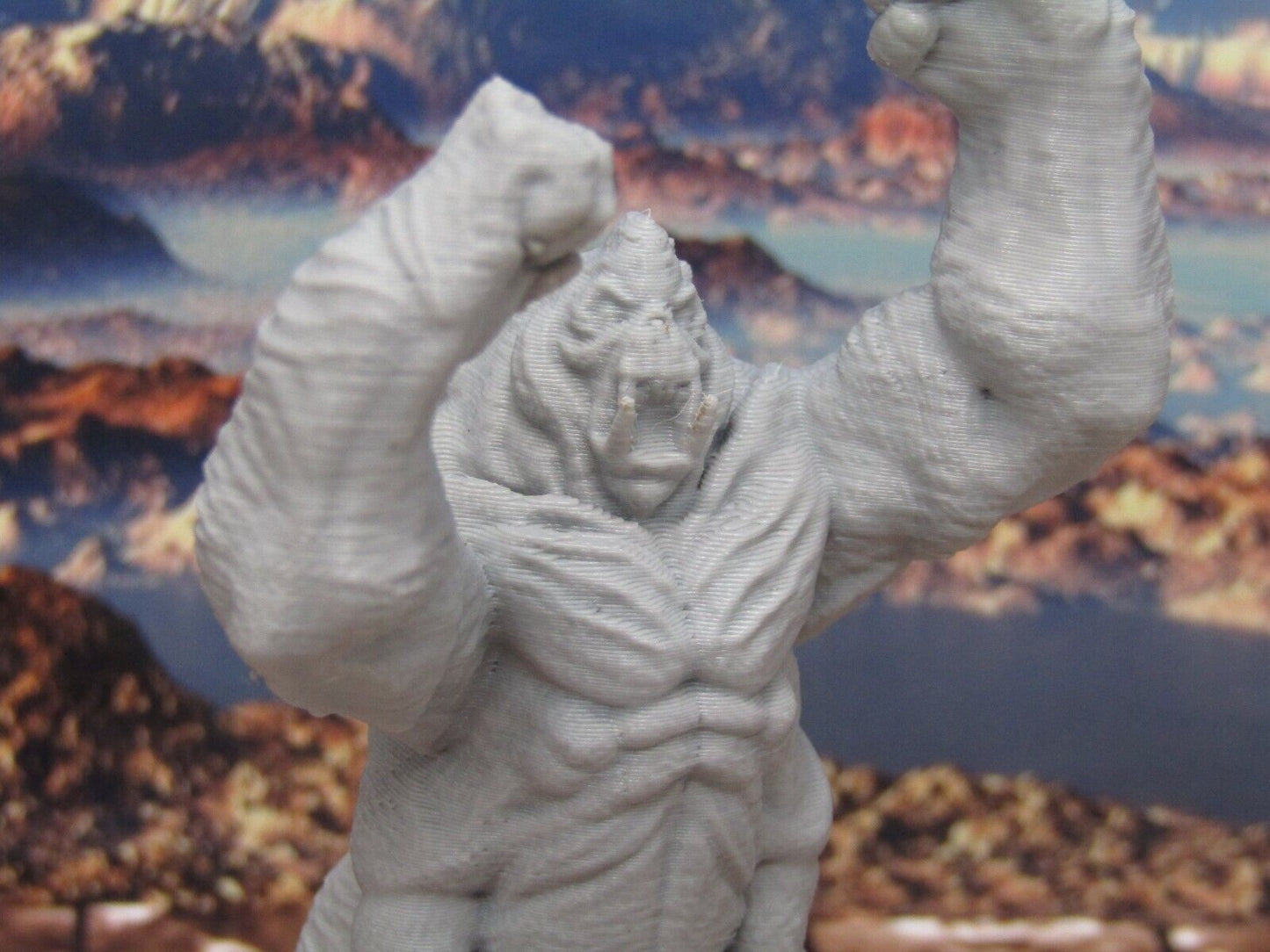 Alien Ape Gorilla 4 Armed Mutant Monster Encounter Mini Miniature Figure