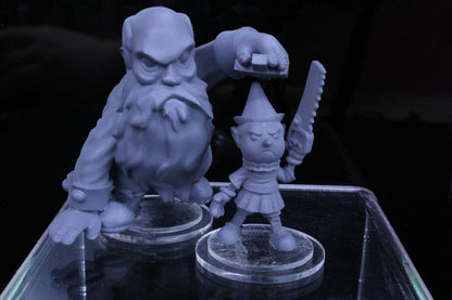 Giant Geppetto & Pinocchio Mini Miniature RPG Tabletop Gaming Wargaming D&D