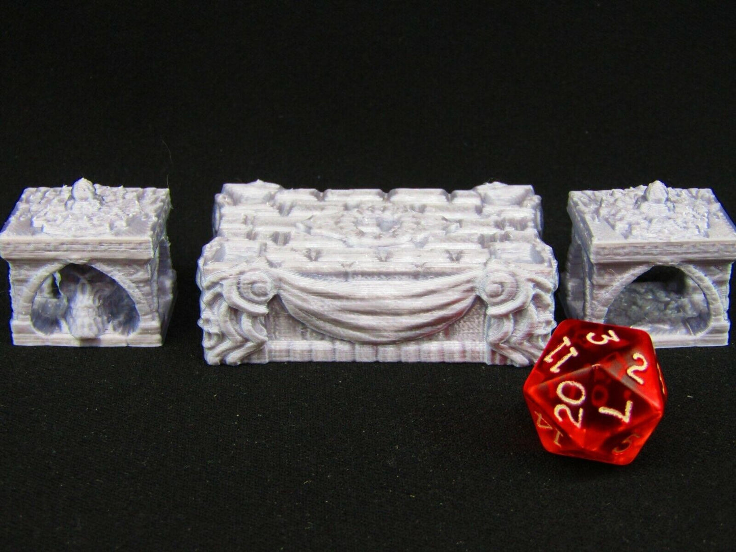 Holy Altar & Religious Artifacts Scatter Terrain Scenery 3D Printed Mini