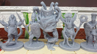 
              7 Piece Egyptian Tomb Set Mini Miniature 28/32mm Figure D&D 3D Printed Resin
            