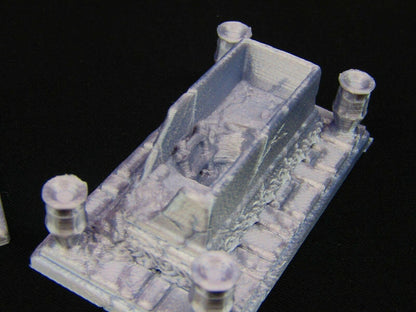 Gravesite Underground Burial Crypt Entrance for Graveyard / Cemetery 3d Print