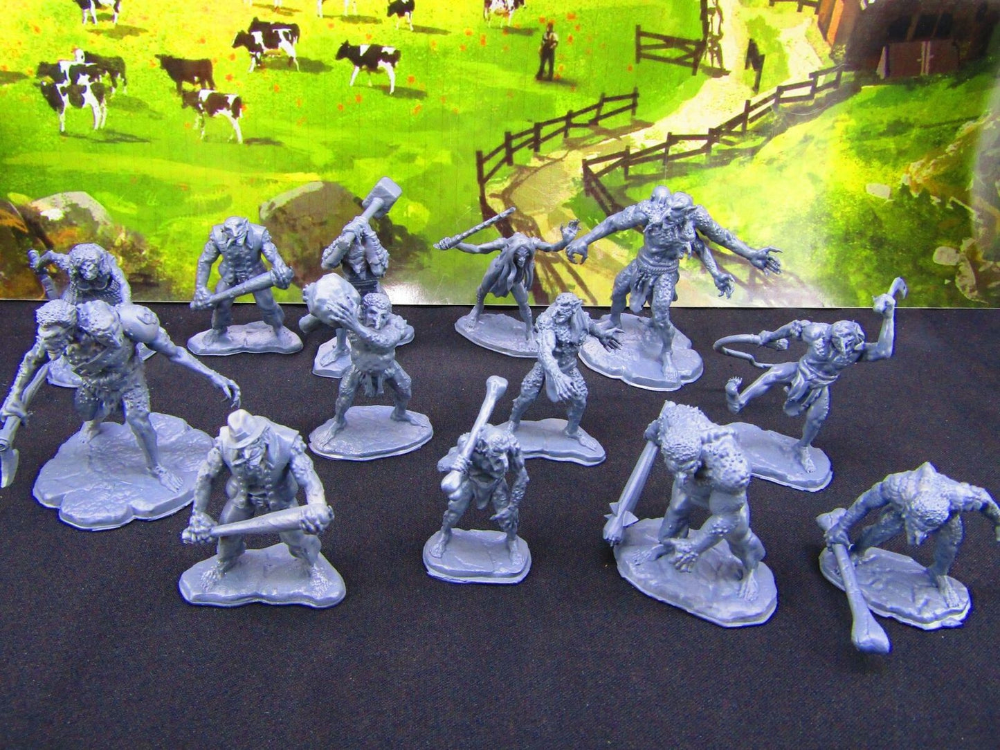 13 Trolls Monsters Lot Set  Mini Miniature Model Character Figure
