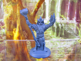 Evil Wizard Sorcerer Mage Mini Miniatures 3D Printed Resin Model Figure 28/32mm