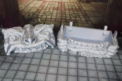 Box of Biting Prop / Storage Full Size Prop RPG Tabletop Gaming Wargaming D&D