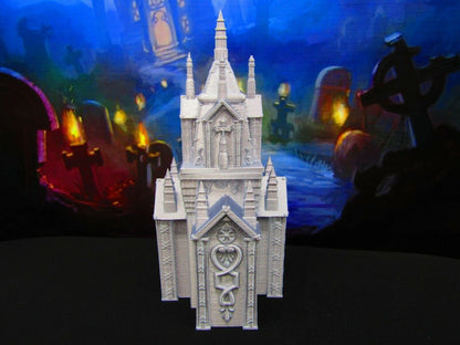 Modular Mausoleum 7pc Tomb Grave Set for Graveyard / Cemetery Scatter Terrain