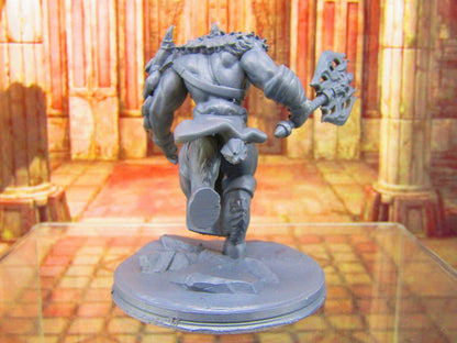 Minotaur Greek Mythology Bull Man Mini Miniature Figure 3D Printed Model 28/32mm
