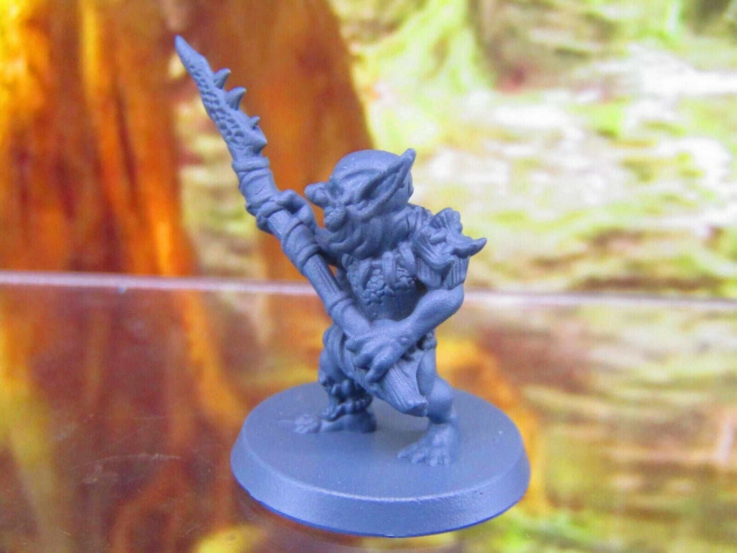 Goblin Spearman Mini Miniatures 3D Printed Resin Model Figure 28/32mm Scale