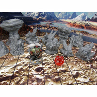 
              Alien Planet Rocks Scatter Terrain Scenery Mini Miniature 3D Printed
            