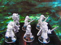 
              6pc Undead Skeleton Rogue Soldier Merc Set Mini Miniature Model Character Figure
            