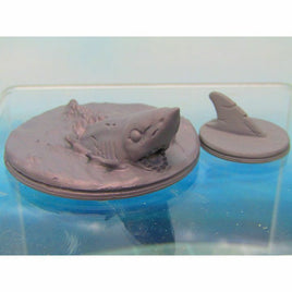 Shark Swimming + Surfacing Mini Miniature Scatter Terrain Scenery 3D Printed Mod