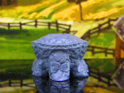 Clod Dirtle Mount Earth Elemental Dirt Turtle Mini Miniature Model Character