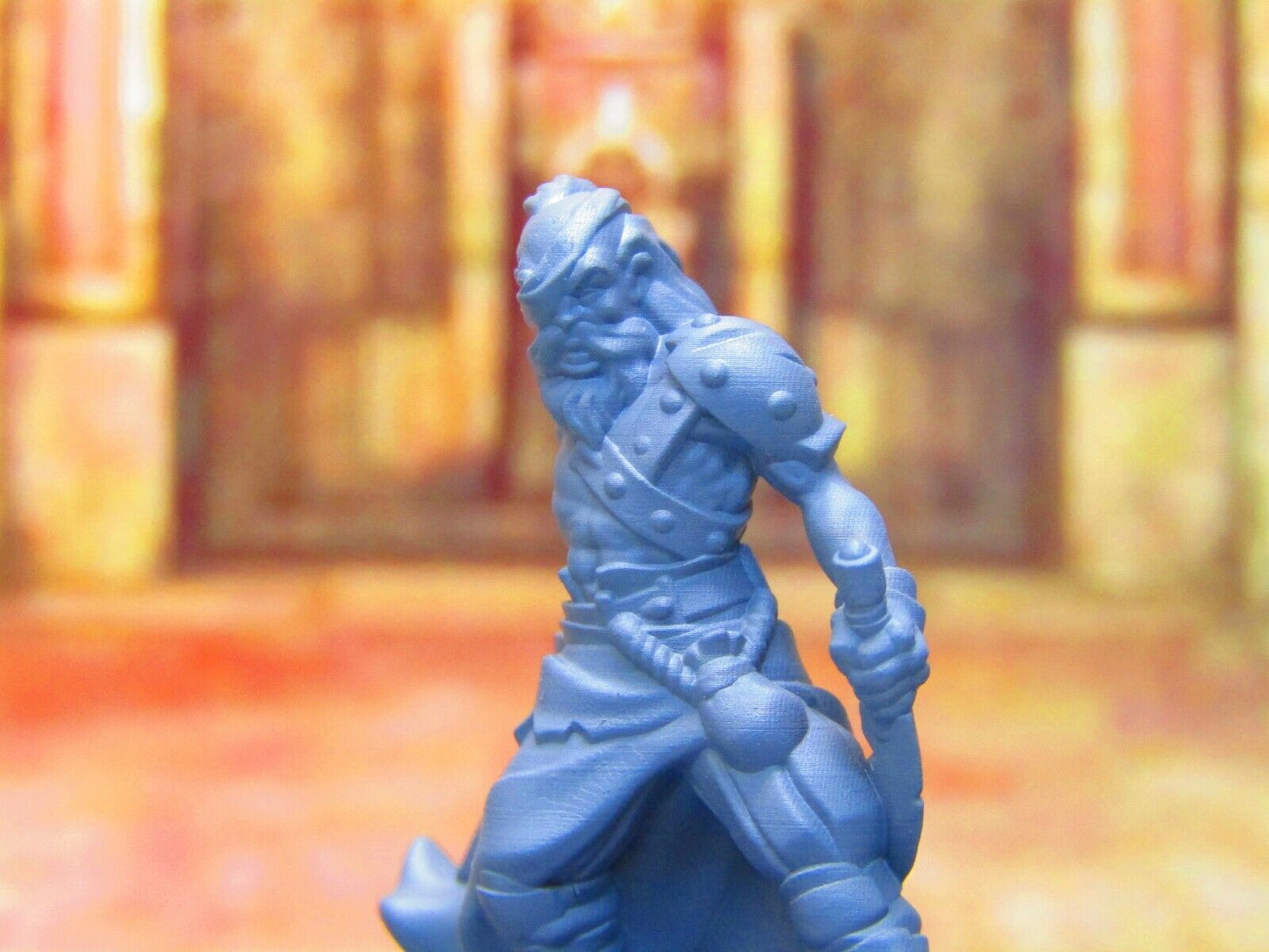 Human Bandit Rogue Mercenary Dual Weapon Mini Miniature Figure 3D Printed Model