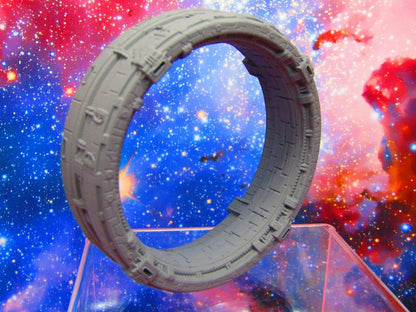 Large Ring Space Station Port City Military Space Base Starfinder Fleet