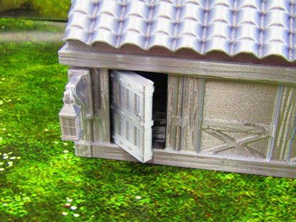 Large Manor Farm House Scatter Terrain Scenery 3D Printed Model 28/32mm Scale