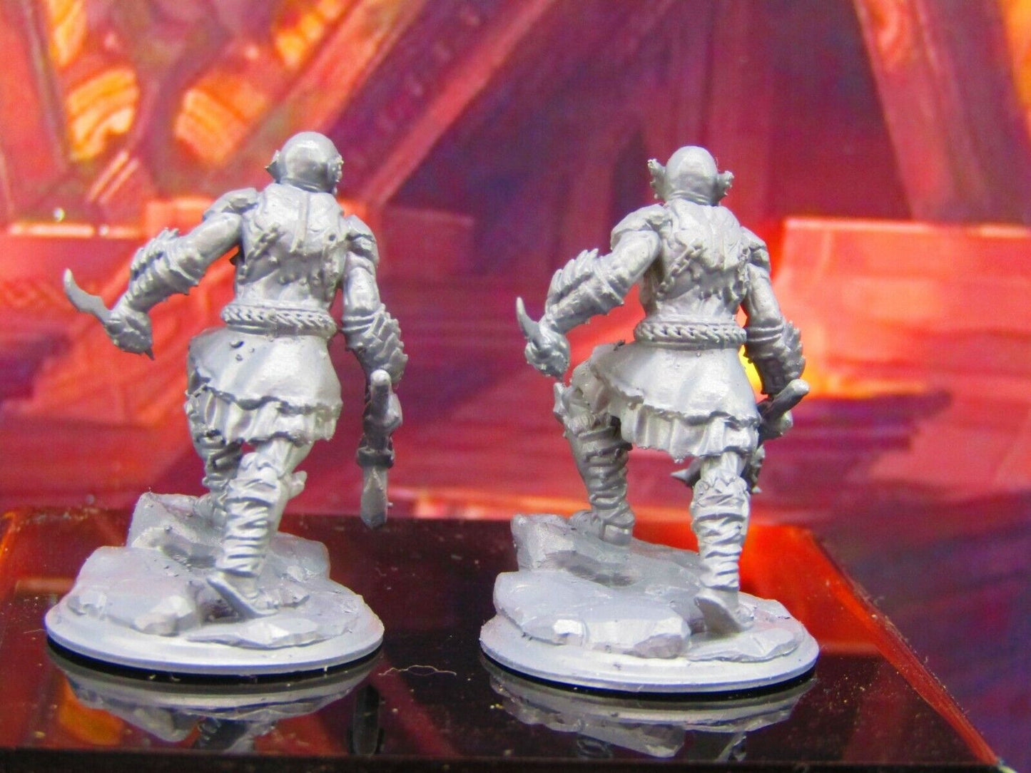 Goblin Raiders Pair Monsters Mini Miniature Model Character Figure