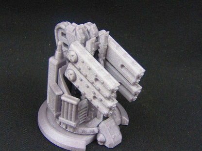 Large Gun Turret Scenery Scatter Terrain 3D Printed Model 28/32mm Scale Sci Fi