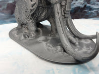 
              Armored Woolly Mammoth Miniature Mini Figure Tabletop Game Dungeons & Dragons
            