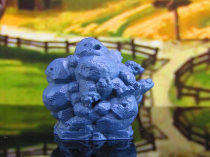 Clod Battle Roller Earth Elemental Dirt Folk Mini Miniature Model Character