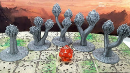 5 Piece Desert Yuca Tree Set Scatter Terrain Tabletop Scenery Dungeons & Dragons