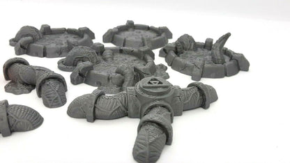 7 Piece Experimental Test Growth Pools Scatter Terrain Scenery Dungeons Dragons