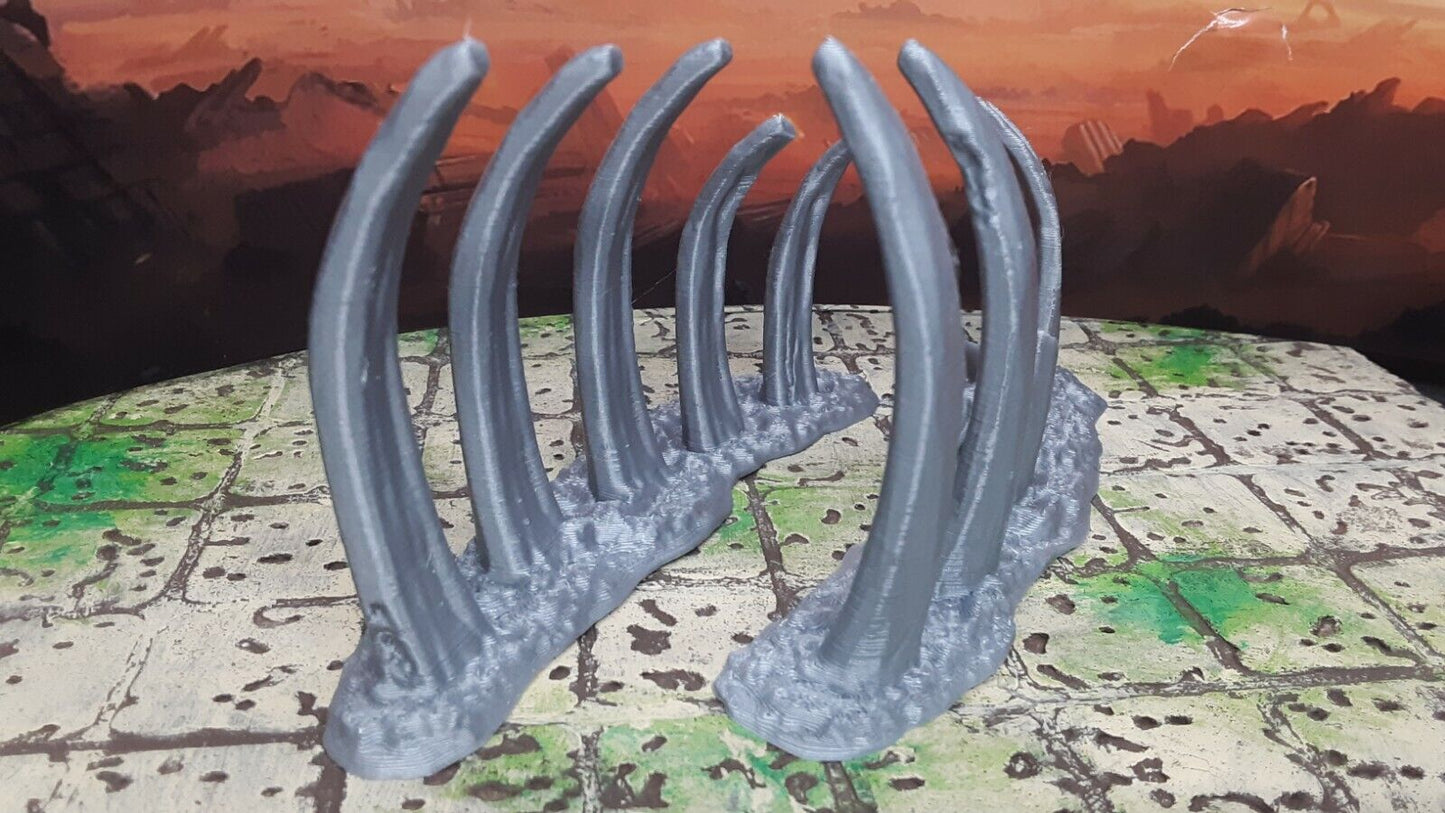 Boneyard Wasteland Scatter Terrain 28mm Scale Dungeons & Dragons Miniature Model