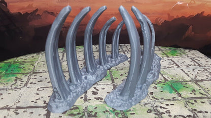 Boneyard Wasteland Scatter Terrain 28mm Scale Dungeons & Dragons Miniature Model