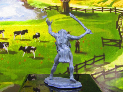 Female Troll Hag W/ Sawtooth Sword Monster Encounter Mini Miniature Model