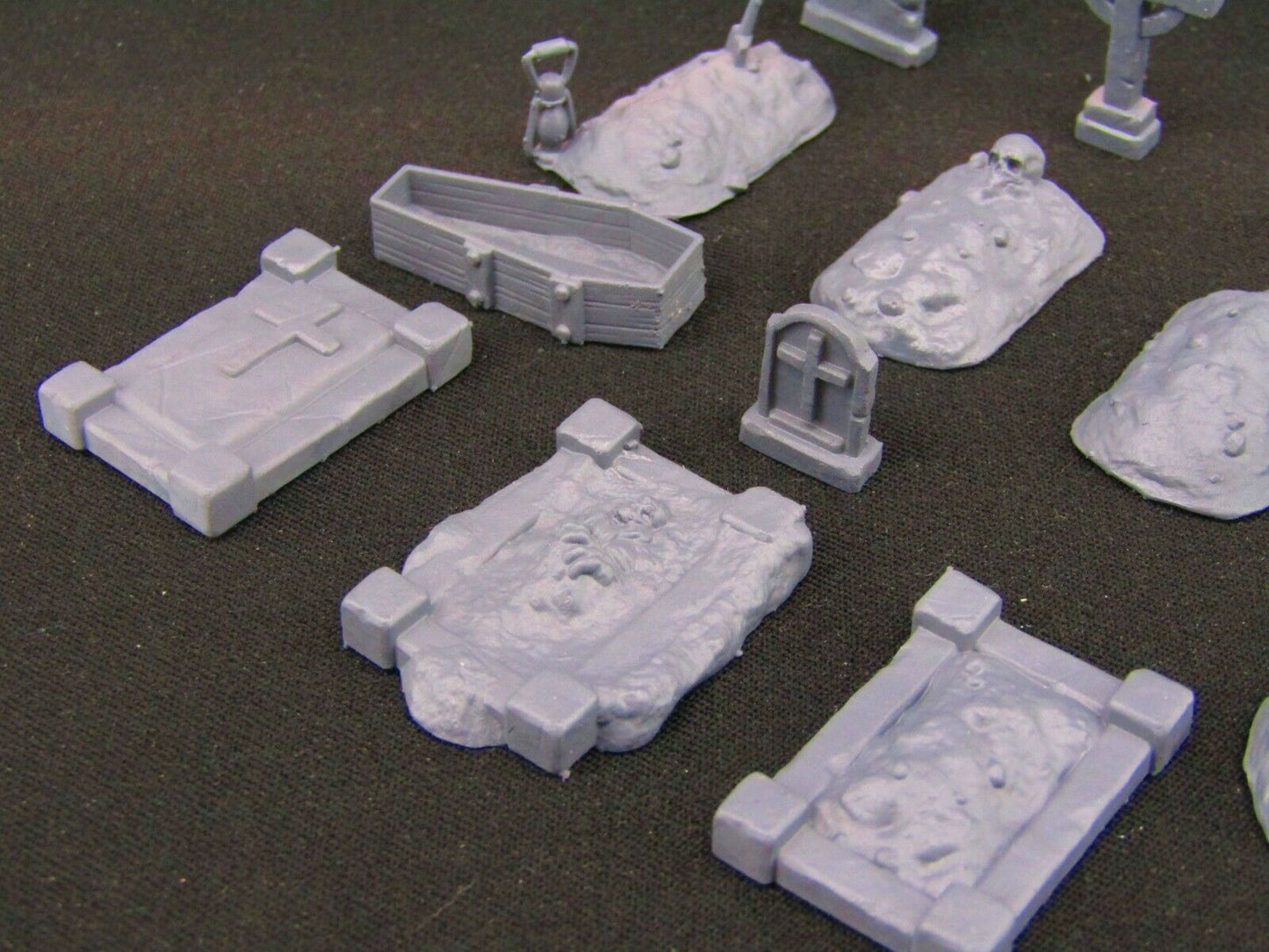 19pc Graverobber Cemetery Graveyard Scatter Set Scatter Terrain Scenery