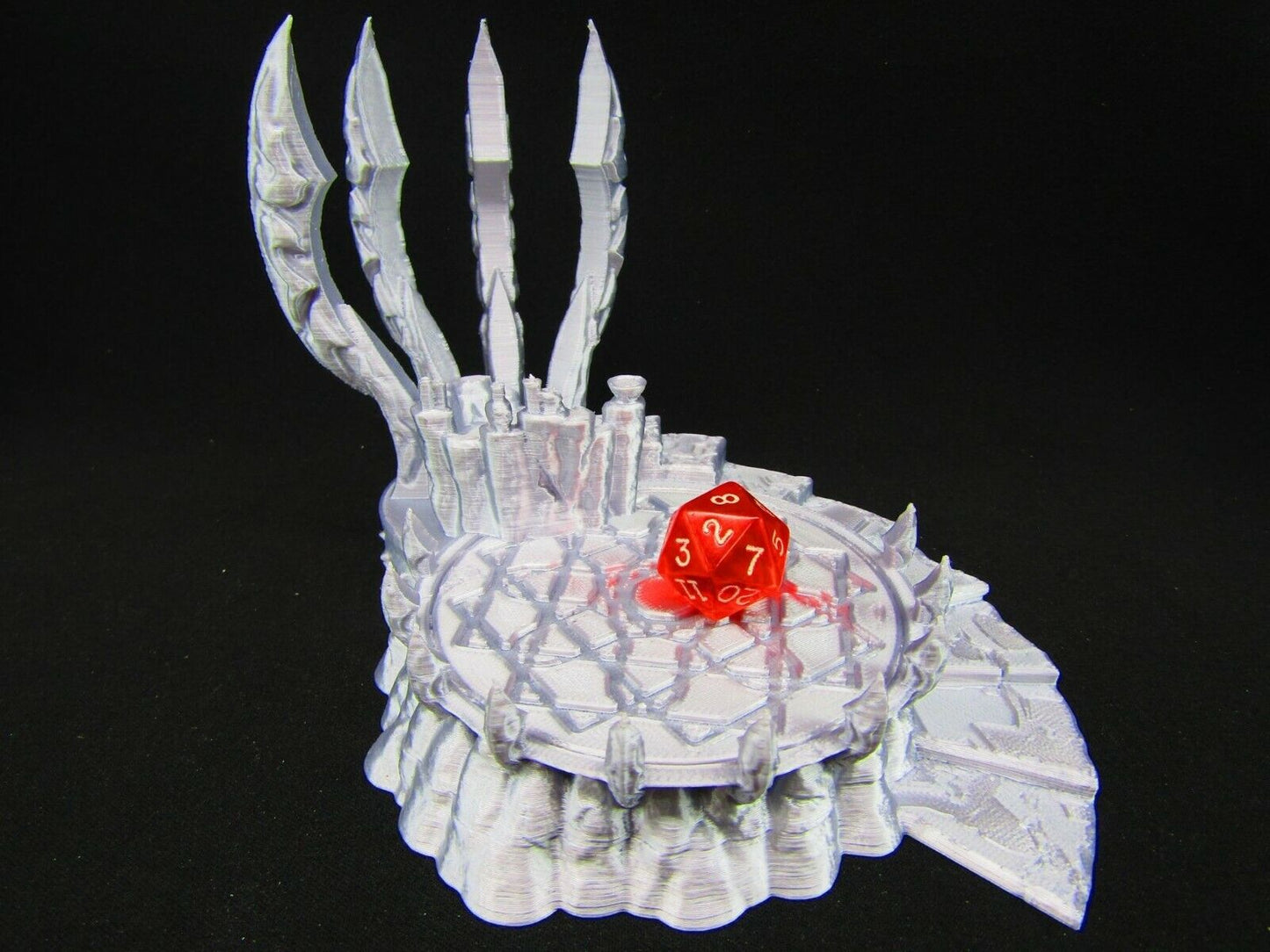 Evil Occult Pulpit Summoning Circle Scatter Terrain Scenery 3D Printed Mini