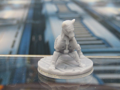 Robot K9 Guard Dog Droid Companion Mini Miniature 3D Printed Figure Model