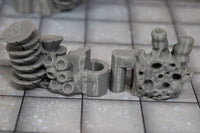
              4pc Underwater Labyrinth Coral Wall Ends Walls Dungeonsticks Map Set Scenery D&D
            
