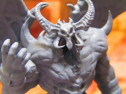 Hell Spawn Demon Winged Beast Horror Monster Mini Miniature 3D Printed Model