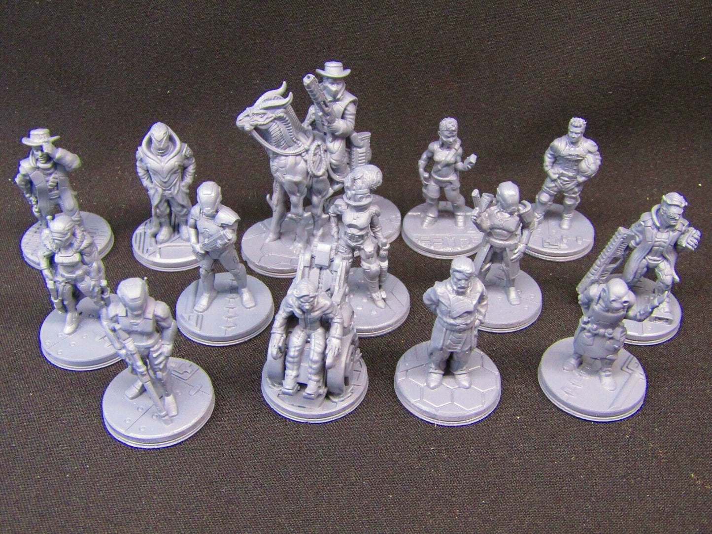 Sci Fi Mini Set 5 - 14pc Novus Landing Humans Mini Miniature 3D Printed Model