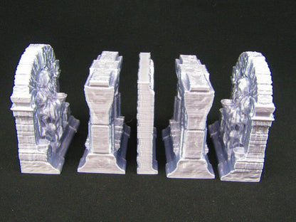 Religious Holy Chapel Church Wall Features Scatter Terrain Scenery 3D Printed