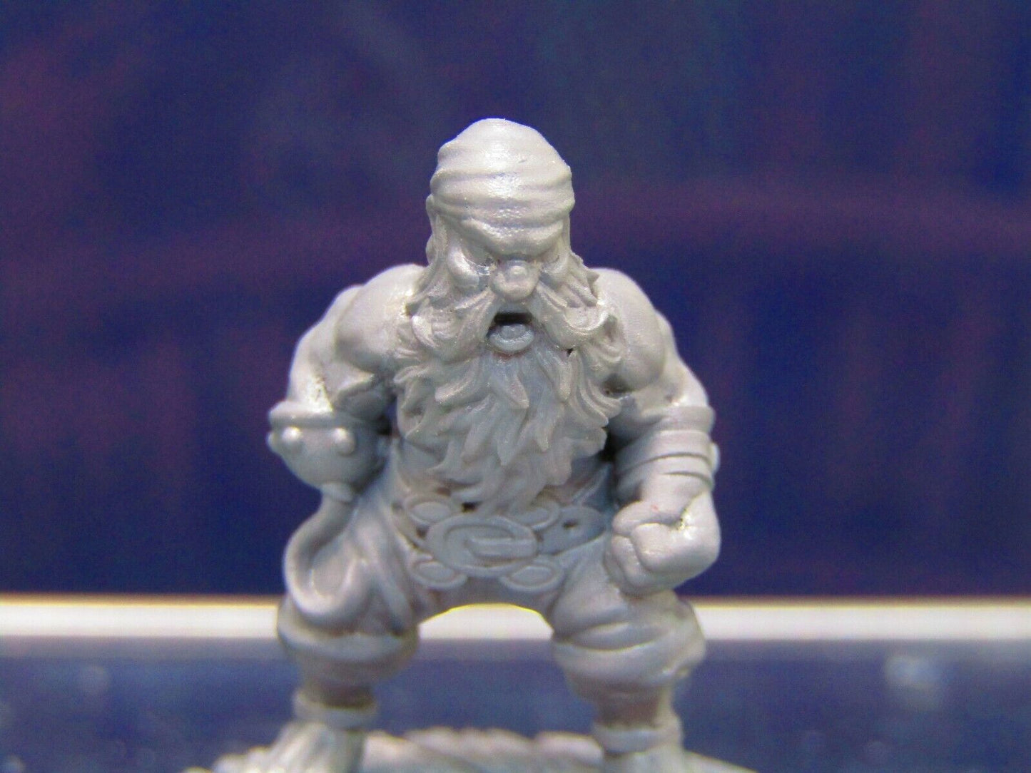 Dwarf Brawler Pirate Mini Miniature Figure 3D Printed Model 28/32mm
