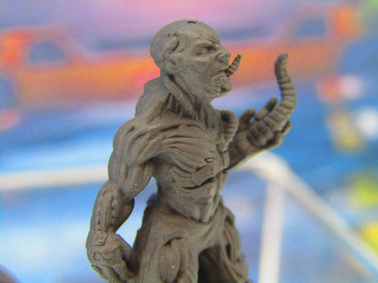 Alien Zombie Infected Space Mutants Pair Mini Miniature Figure 3D Printed Model