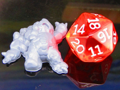 Injured Dead Earth Elemental Dirt Folk Mini Miniature Model Character Figure