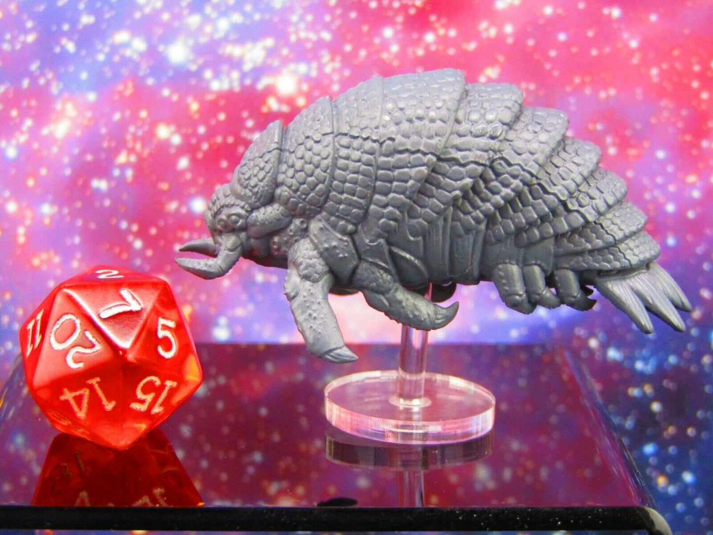 Moxil Grub Space Creature Monster Space War Gaming Set w/ Flight Stands & Rods