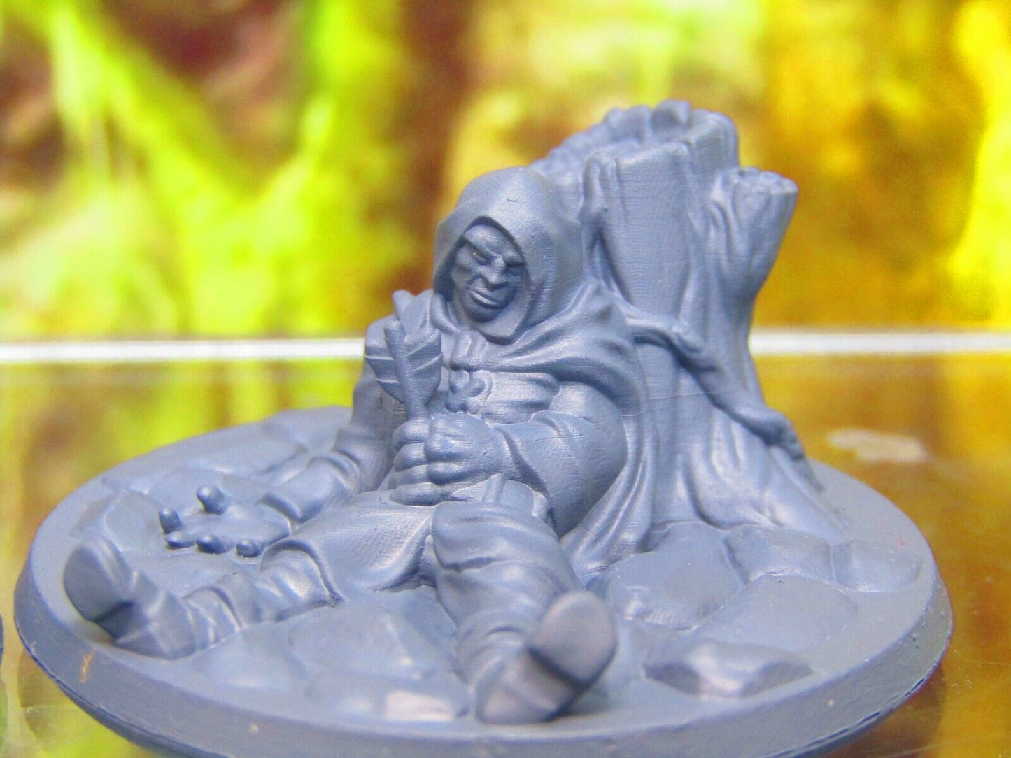 Dead Adventurers Travellers Townsfolk Pair Miniature Figure 3D Printed Model
