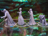 
              4pc Vampires Mini Miniatures 3D Printed Model Figure 28/32mm Scale RPG Fantasy
            