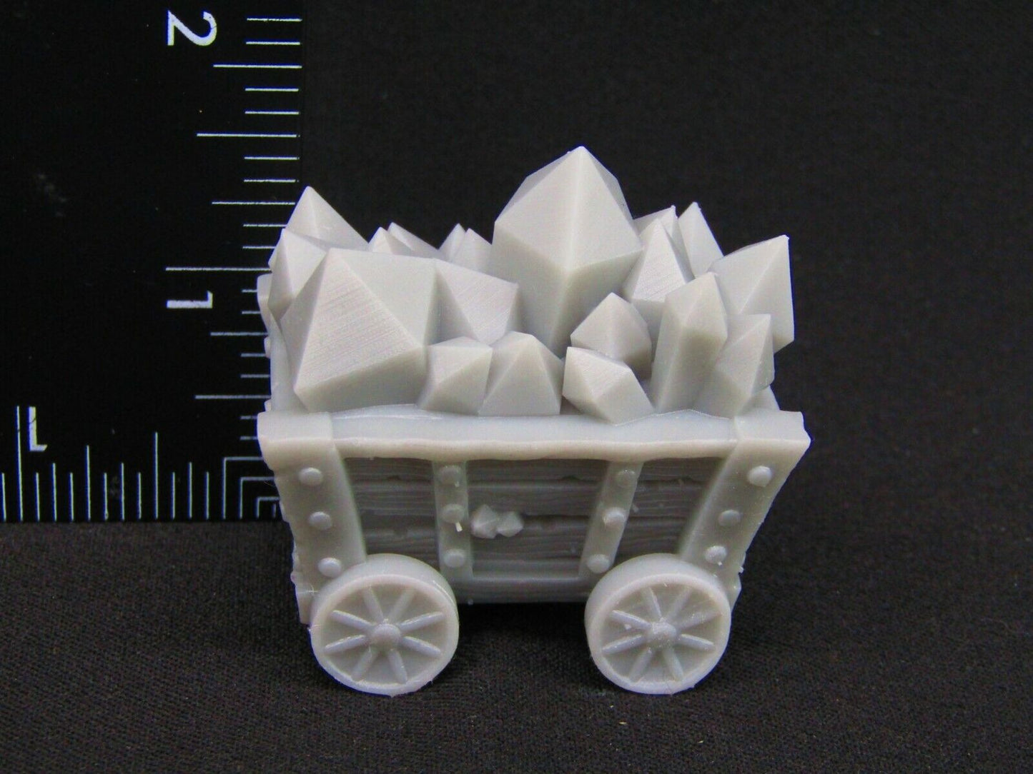 Large Mining Cart Scatter Terrain Scenery 3D Printed Mini Miniature Model